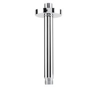Bâle de douche de plafond en acier inoxydable de 15 cm, tuyau d'extension de la tête de douche, bras rond en haut mural pour la piste de douche des précipitations (6 dans)