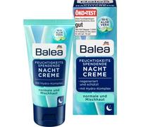 Balea Crème de nuit hydratante pour peaux normales et mixtes 50 ml