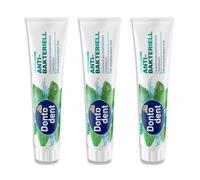 Balea Dontodent Lot de 3 dentifrices anti-bactériens goût menthe 125 ml