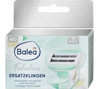 Balea Fabulous Lames de Rasoir 8 Lames de Rechange avec Bandes Glissantes à l'Aloe Vera et Huile d'Argan, Lames pour Femme