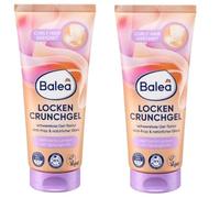 Balea Lot de 2 flacons de gel crunch pour cheveux bouclés sans silicone 100 ml
