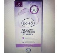 Balea Lot de 20 bandes de cire froide pour le visage