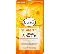 Balea Lot de 3 flacons de soin de la peau : ampoules 2 phases GLOW KUR VITAMINE C avec huile d'amande pour un teint éclatant, 14 ml + lotion pour le corps Flower Dream parfum floral, beurre de karité