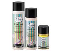 Balea Lot de 3 soins professionnels pour cheveux abîmés : shampoing Plex-Care (250 ml) + après-shampoing PLEX CARE (200 ml) + huile pour cheveux Plex Care 50 ml 500 ml