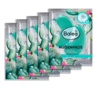 Balea Lot de 5 paires de coussinets pour les yeux hydrogel à l'acide hyaluronique et à l'eau de cactus (5 paires, 5 x 2 pièces), 10 masques pour les yeux