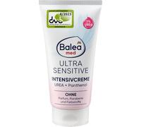 Balea Med Ultra Sensitive Crème intense pour le visage avec 7 % d'urée et de panthénol Pour peaux très sensibles et sèches Sans parfum 50 ml