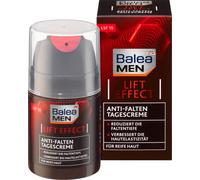 Balea Men Crème de jour anti-rides LIFT EFFECT pour peaux matures - Réduit la profondeur des rides, améliore l'élasticité de la peau, SPF 15, 50 ml