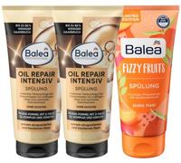Balea Professional Oil Repair Intensiv, Set de Soins Capillaires, Shampooing, Après-shampooing et Huile pour Cheveux Secs et Abîmés, Sans Silicone