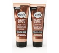 Balea Professional Shampooing brun brillant (250 ml) + après-shampoing marron brillant (200 ml) + autocollant PurLife