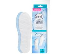 Balea Semelles Fraîches, 8 Paires, Taille 39-41, Ultra-minces et Respirantes, Blanc