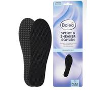 Balea Semelles Sport et Sneaker, Charbon Actif, Taille 42/43, Noir, 1 Paire, Édition Limitée