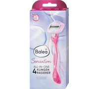 Balea Sensation, rasoir tout-en-un à 4 lames - pour un rasage optimal sans gel de rasage supplémentaire