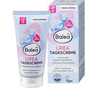 Balea Urea Crème de Jour 5% d'urée - Hydratation Intense pour Peaux Très Sèches & Sensibles - Sans Parfum - Crème Visage Vegan - 50 ml