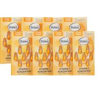 Balea Lot de 10 concentrés vitamine C Vitamine Power pour la peau