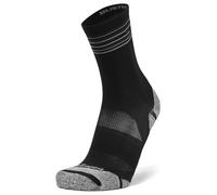 Balega Blister Resist Light Mini Crew - Chaussettes de course performantes anti-blessures (1 paire), respirantes, rembourrées, ajustement ergonomique, couture invisible, Noir, Taille L (EU 43-45.5)