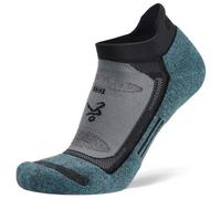 Balega Unisex Blister Resist No Show Chaussettes de Course/Running Sock, Gris/Bleu, Taille XL (EU 46-48.5)
