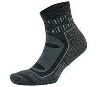 Balega Unisex Blister Resist Quarter Chaussettes de Course,Gris/Noir,Small, EU Taille 36-39.5
