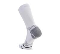 Balega Enduro Crew Chaussettes De Course Avec Support De Voûte - Confortables, Respirantes, Anti-Humidité, Coutures Invisibles, Ajustement Ergonomique - Blanc, Taille XL (EU 46-48.5)