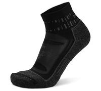 Balega Unisex Blister Resist Quarter Chaussettes de Course, Gris/Noir, X-Large, EU Taille 46-48.5