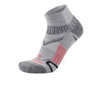 Balega Unisex Enduro V-Tech Quarter Chaussettes de Course/Running Sock, Gris Moyen, Taille XL (EU 46-48.5)