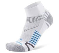 Balega Unisex Enduro V-Tech Quarter Chaussettes de Course/Running Sock, Blanc, Taille Medium (EU 40-42.5)
