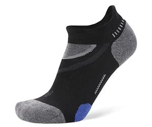 Balega Unisex Ultraglide No Show Chaussettes de Course/Running Sock, Noir, Taille Small (EU 36-39.5)