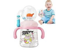 Baleine 300 ml de bouteille d'eau avec paille - anti -pit | Bébé pour voyage idéal, asile, maison | Aventures de plein air parfaites, utilisation quotidienne | Pratique, résistant, facile à ne