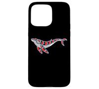 Baleine à Bosse Style amérindien Pacifique Northwest Coque pour iPhone 15 Pro Max