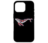 Baleine à Bosse Style amérindien Pacifique Northwest Coque pour iPhone 16 Pro