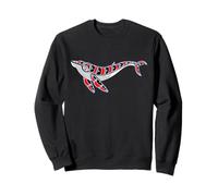 Baleine à Bosse Style amérindien Pacifique Northwest Sweatshirt
