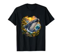 Baleine à Bosse sur Une côte dorée T-Shirt