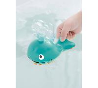 Hape Jouet de Bain Bébé 18 Mois et Plus - Baleine de Bain Moussante Flottante Bleue - sans BPA - Divertissement & Découverte Ludique - Facile à Nettoyer sans Moisissure - Jouet de Bain Bulles