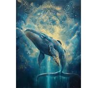 Baleine Animale Ancienne Puzzle pour Adultes 500 pièces, Puzzles Classiques, Détente & Relaxation, Famille Jeu Puzzles, Puzzle de Décoration
