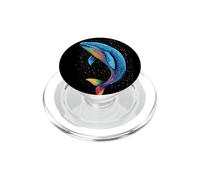 Baleine Bleue Baleines Chant des Baleines Plongeur Baleine PopSockets PopGrip pour MagSafe