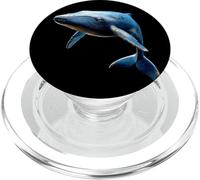 Baleine Bleue Baleines Chant des Baleines Plongeur Baleine PopSockets PopGrip pour MagSafe