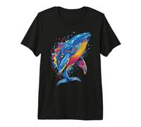 Baleine Bleue Baleines Chant des Baleines Plongeur Baleine T-Shirt Haut de Gamme