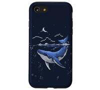 Baleine Bleue Conservation de l'océan Jour de la Terre Cadeaux pour Les Amoureux des Baleines Coque pour iPhone SE (2020) / 7/8