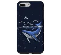 Baleine Bleue Conservation de l'océan Jour de la Terre Cadeaux pour Les Amoureux des Baleines Coque pour iPhone 7 Plus/8 Plus