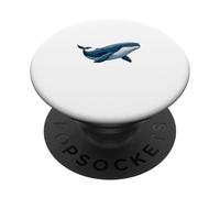 Baleine Bleue Marine pour Amoureux des Baleines PopSockets PopGrip Adhésif