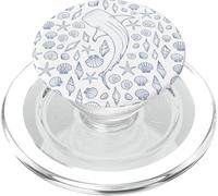 Baleine Bleue, Requin, océan, mer, Coquillage, étoile de mer, Plage PopSockets PopGrip pour MagSafe