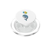 Baleine Bleue Suspendue au Ballon PopSockets PopGrip pour MagSafe