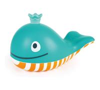 HaPe Jouet de bain Baleine à bulles Bleu – Flottante, moussante, sans BPA, 18+ mois