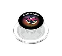 Baleine d'une Maman Orque | Maman Amateur de l'océan | Animal de l'océan rétro PopSockets PopGrip pour MagSafe