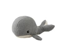 Baleine en Peluche grise 22cm coton bio grise Efie® - animaux bébé