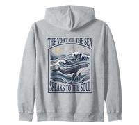 Baleine Esthétique Mer - Univers Océanique Sweat à Capuche