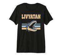 Baleine préhistorique rétro des années 70 Livyatan T-Shirt Haut de Gamme