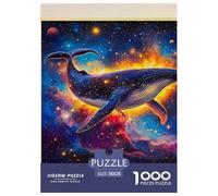 Baleine Puzzle 1000 Pièces Animaux Marins - Cadeau Parfait pour Les Amoureux De Puzzles, Carton Premium, Boîte Collector, 38x26cm/1000pcs