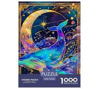 Baleine Puzzle 1000 Pièces Animaux Marins - Plaisir Détente, Soirée Jeux, Pièces Épaisses Antiglisse, Carton Renforcé, 70x50cm/1000pcs