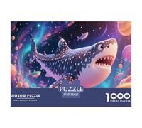 Baleine requin1000 Piece Jigsaw Puzzle for Adults Family Game etourisme spatialChallenging for Home Decoration Great Cadeau Idea38x26cm/1000pcs