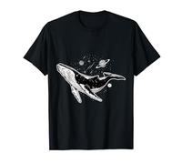 Baleine Volant Dans L'espace Spirituel Art Ésotérique T-Shirt